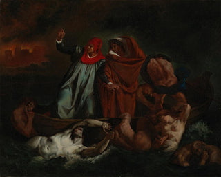 Adolf Von Becker - Dante And Virgil In Hell.webp