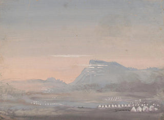 Górski punkt widokowy, Tennessee, jesień 1863 - Adolph Metzner — widok dzieła