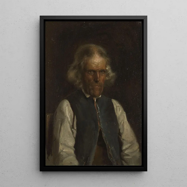 Portret rolnika z Voss - Adolph Tidemand — oprawiony obraz na ścianie