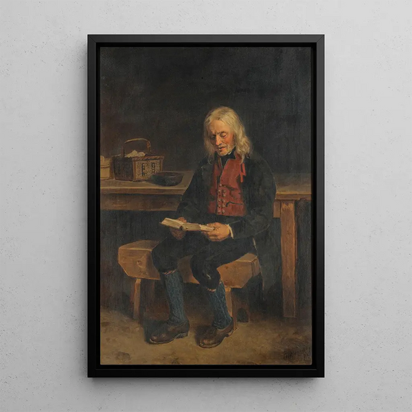 Reprodukcja obrazu Le Lecteur Jan Tanne - Adolph Tidemand