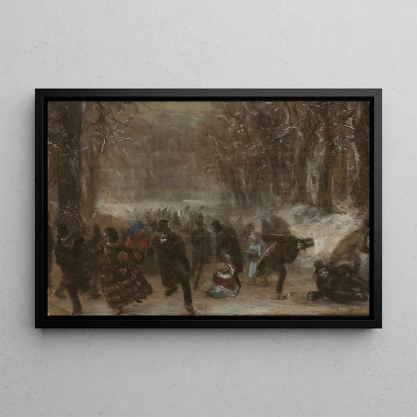 Adolph von Menzel - Schlittschuhlufer.webp