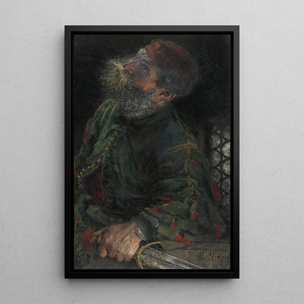 Reprodukcja obrazu Kto tam idzie - Adolph von Menzel