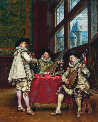 AdolpheAlexandre Lesrel - La serenade.webp