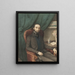 autoportret - Adolphe Hastrel de Rivedoux — oprawiony obraz na ścianie