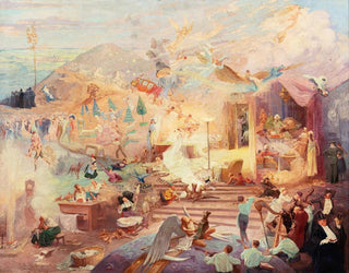 Adolphe Lon Willette - Phantasmagorical scene also called liberty.webp