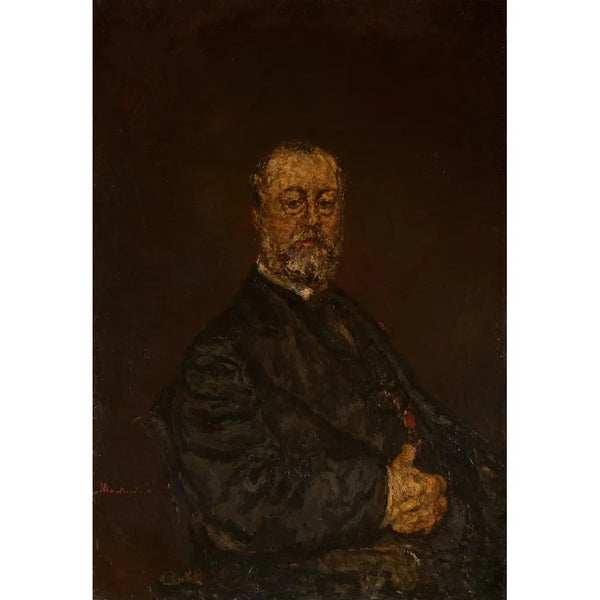 Portret pana Roulanda - Adolphe Monticelli — oprawiony obraz na ścianie