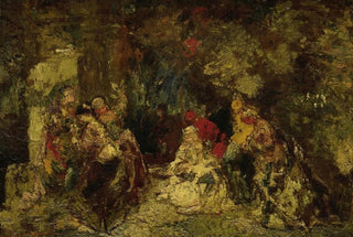 Adolphe Monticelli - Women in a forest.webp
