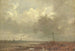 Widok na rzekę o zmierzchu - Adolphe Mouilleron — widok dzieła
