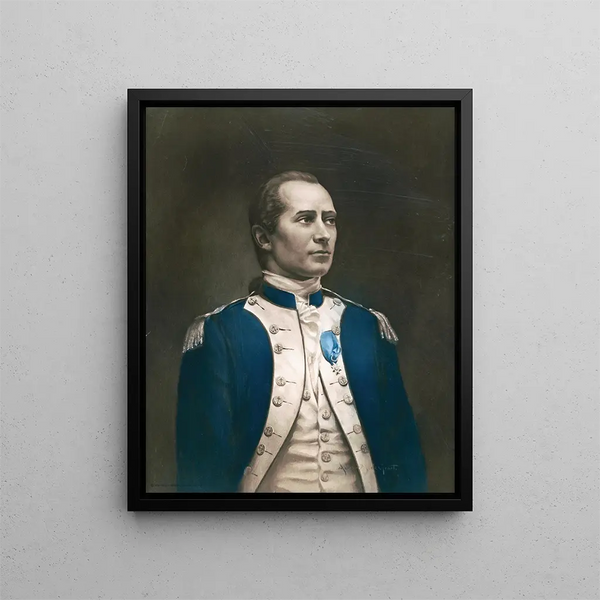 John Paul Jones - Adriaan M. de Groot — oprawiony obraz na ścianie