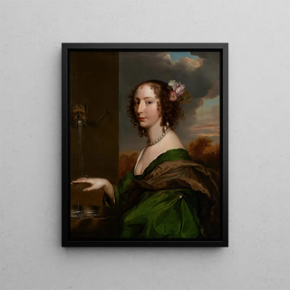 Adriaen Hanneman - Portrait of Woman Countess of Carlisle called Lucy Percy.webp