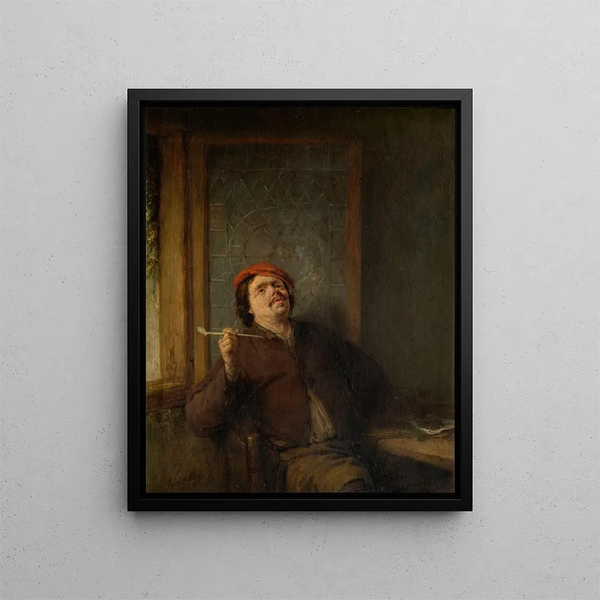 Palacz - Adriaen van Ostade — oprawiony obraz na ścianie