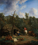 La cabane - Adriaen van de Velde — widok dzieła