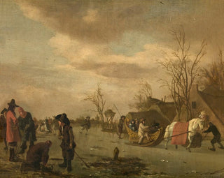 Plaisirs d'hiver - Adriaen van de Velde — widok dzieła