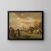 Plaisirs d'hiver - Adriaen van de Velde — oprawiony obraz na ścianie