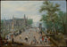 Gra w piłkę przed pałacem wiejskim - Adriaen van de Venne — widok dzieła