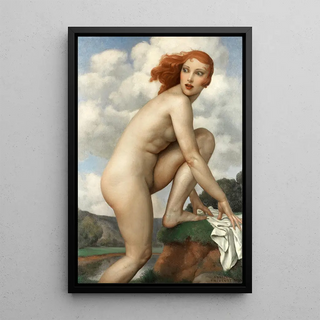 La baigneuse surprise - Adrien Thevenot — oprawiony obraz na ścianie
