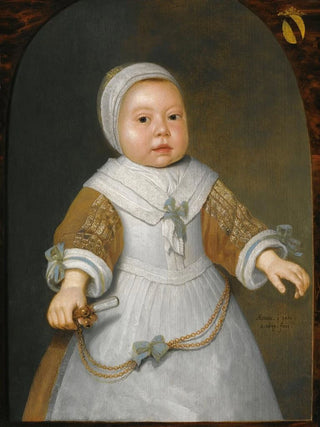 Aelbert Cuyp - Portrait Of A OneYearOld Girl Of The Van Der Burch Family.webp
