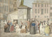 Miejsce z mnichami i zakonnicami podczas rewolucji w Belgii 20 października 1787 roku - Aert Schouman — widok dzieła