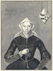 Portret kobiety noszącej herby Van Slingelandt-Brouwer - Aert Schouman — widok dzieła