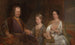 Hermanu Boerhaave (1668-1738), profesor medycyny na Uniwersytecie w Lejdzie, z żoną Marią Drolenvaux (1686-1746) i ich córką Johanną Marią (1712-91) - Aert de Gelder — widok dzieła
