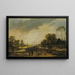 Scena nad rzeką, wieczór - Aert van der Neer — oprawiony obraz na ścianie