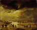 Scena zimowa - Aert van der Neer — widok dzieła