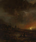 Nocne połowy ryb - Aert van der Neer — widok dzieła