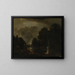 Le Maréchal-ferrant - Aert van der Neer — oprawiony obraz na ścianie