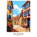 Plakat Alsace Vintage