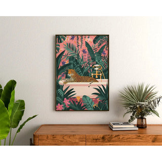 Affiche Animalière - Léopard dans la Jungle