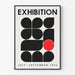Plakat Bauhaus Czarny i Czerwony - Design 1923