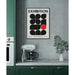 Plakat Bauhaus Czarny i Czerwony - Design 1923