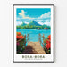 Plakat Bora-Bora Polinezja Francuska Vintage