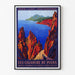 Plakat Calanques de Piana Korsyka Vintage