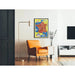 Plakat Vintage mapa Francji