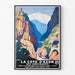 Plakat Côte d’Azur et ses montagnes Vintage