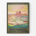 Plakat Coutances vintage – La Tolède du Cotentin en fleurs
