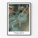 Plakat Tancerka Zielona - Edgar Degas
