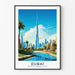 Plakat Dubaï Vintage