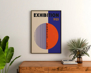 Affiche Exhibition - Bauhaus Bicolore