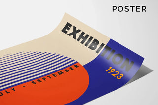 Affiche Exhibition - Bauhaus Bicolore