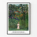 Plakat - Kobieta spacerująca po egzotycznym lesie - Henri Rousseau