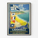 Plakat Granville vintage – Les îles Chausey et les grandes marées