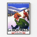 Plakat Hohwald la station de Ski Alsacienne Vintage