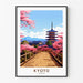Plakat Kyoto Japon Vintage