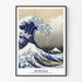Plakat Wielka fala w Kanagawie autorstwa Hokusai
