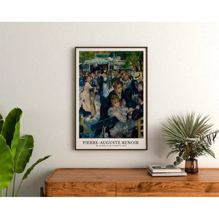 Affiche Le Bal du moulin de la Galette - Pierre-Auguste Renoir