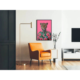 Affiche Léopard Chic - Style Tropical et Pop Art