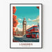 Plakat Londyn Vintage