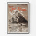 Plakat Mont-Saint-Michel vintage – Wycieczka kolejowa z Paryża